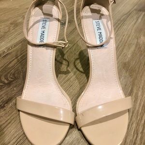 Steve Madden Stecy Natural/Nude Stiletto Sandal